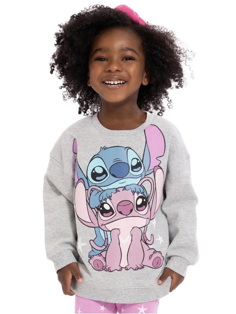 Stitch Toddler Girls Graphic Crewneck Sweatshirt and Flare Leggings Set  2 Piece
